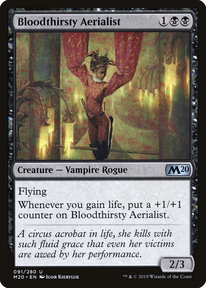 Bloodthirsty Aerialist [Core Set 2020] Foil