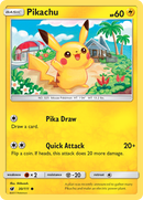 Pikachu (30/111) [Sun & Moon: Crimson Invasion] Reverse Holofoil