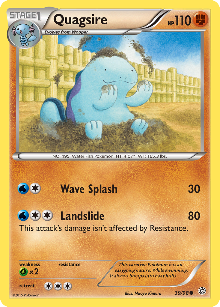 Quagsire (39/98) [XY: Ancient Origins] Reverse Holofoil