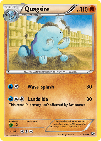 Quagsire (39/98) [XY: Ancient Origins] Reverse Holofoil