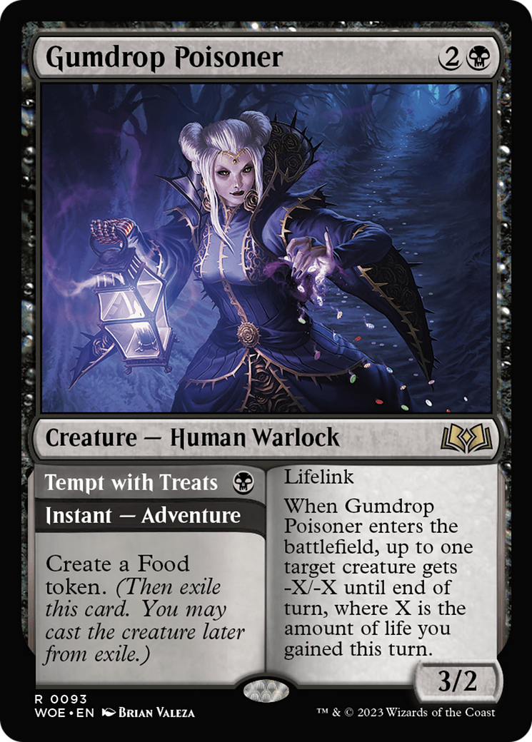 Gumdrop Poisoner // Tempt with Treats [Wilds of Eldraine] Foil