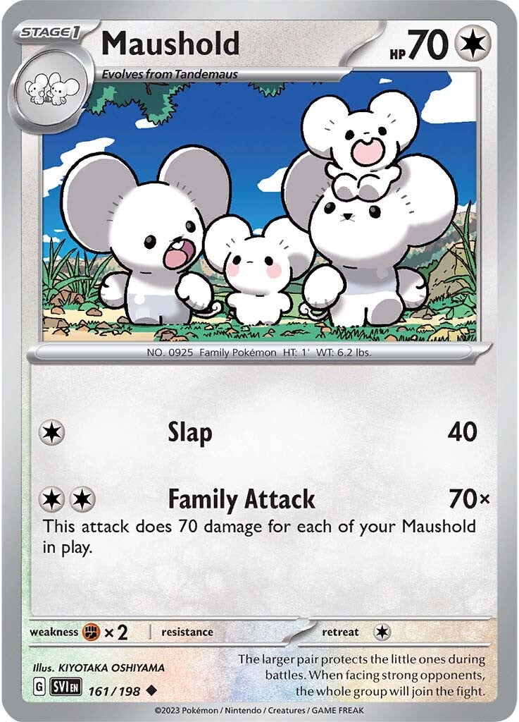 Maushold (161/198) [Scarlet & Violet: Base Set] Reverse Holofoil