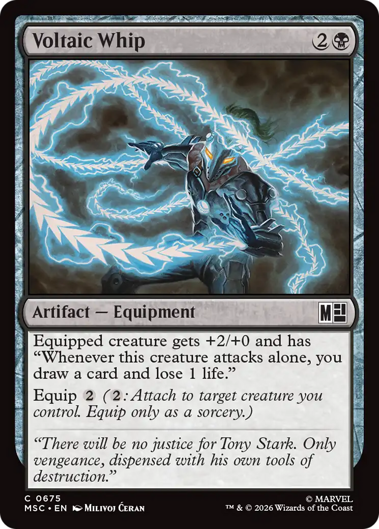 Voltaic Whip [Marvel Super Heroes Commander] Foil