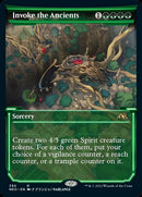 Invoke the Ancients (Showcase Soft Glow) [Kamigawa: Neon Dynasty] Foil