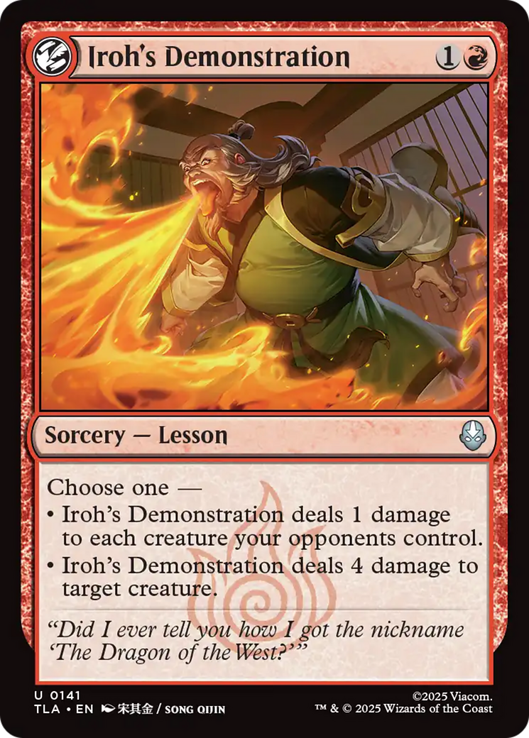 Iroh's Demonstration [Avatar: The Last Airbender] Foil