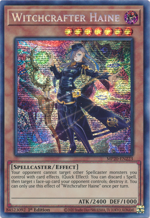 Witchcrafter Haine [MP20-EN223] Prismatic Secret Rare