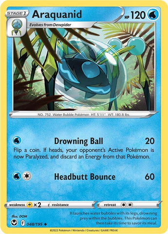 Araquanid (048/195) [Sword & Shield: Silver Tempest] Reverse Holofoil