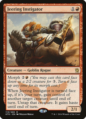 Jeering Instigator [Khans of Tarkir] Foil
