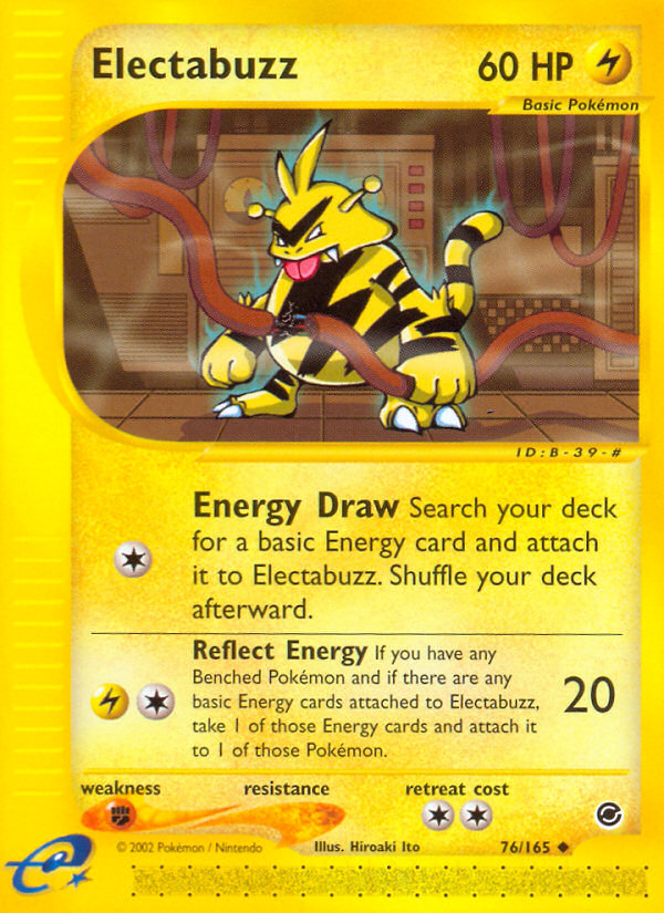 Electabuzz (76/165) [Expedition: Base Set] Reverse Holofoil