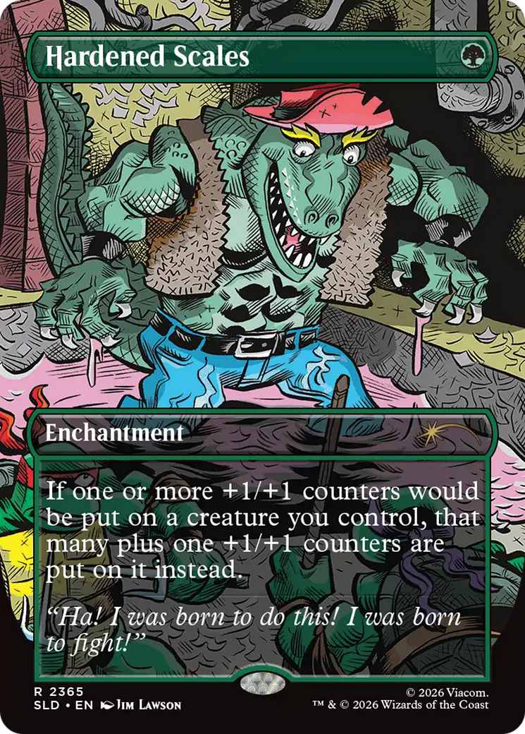 Hardened Scales [Secret Lair Drop Series] Foil