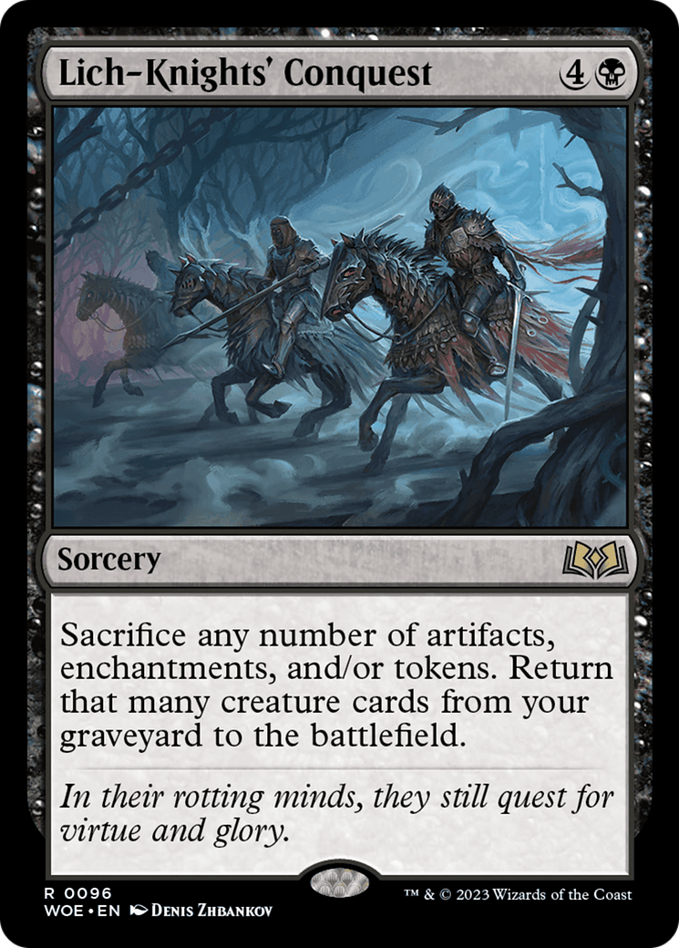 Lich-Knights' Conquest [Wilds of Eldraine] Foil