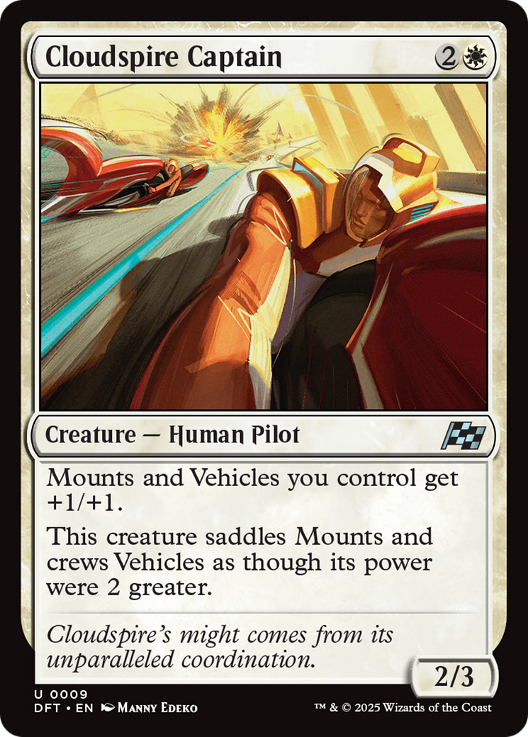 Cloudspire Captain [Aetherdrift] Foil