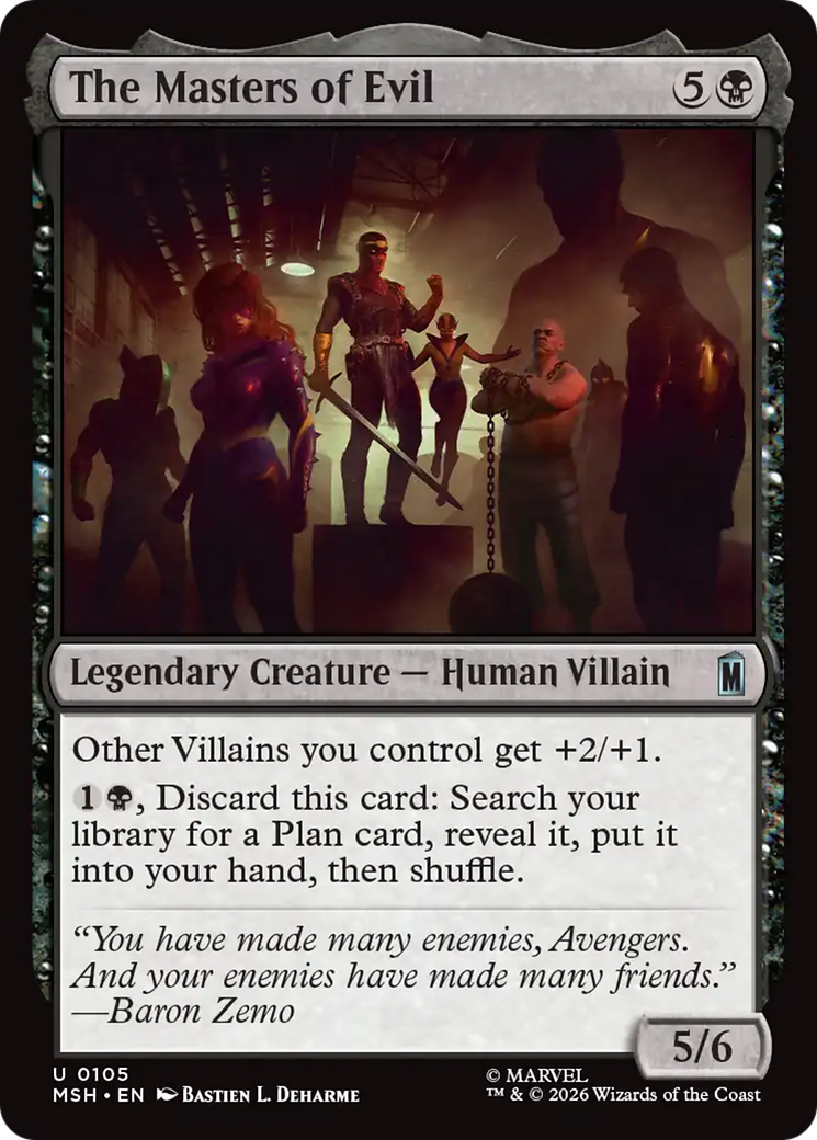 The Masters of Evil [Marvel Super Heroes] Foil