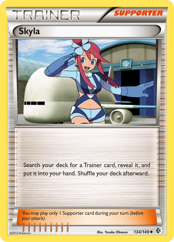 Skyla (134/149) [Black & White: Boundaries Crossed] Reverse Holofoil
