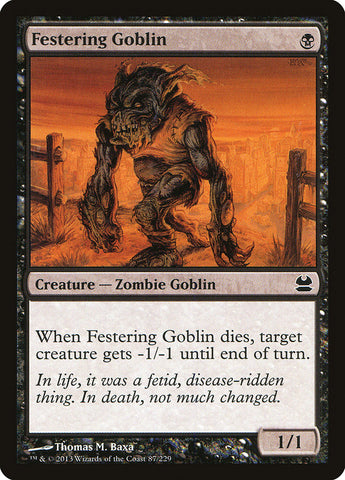 Festering Goblin [Modern Masters] Foil