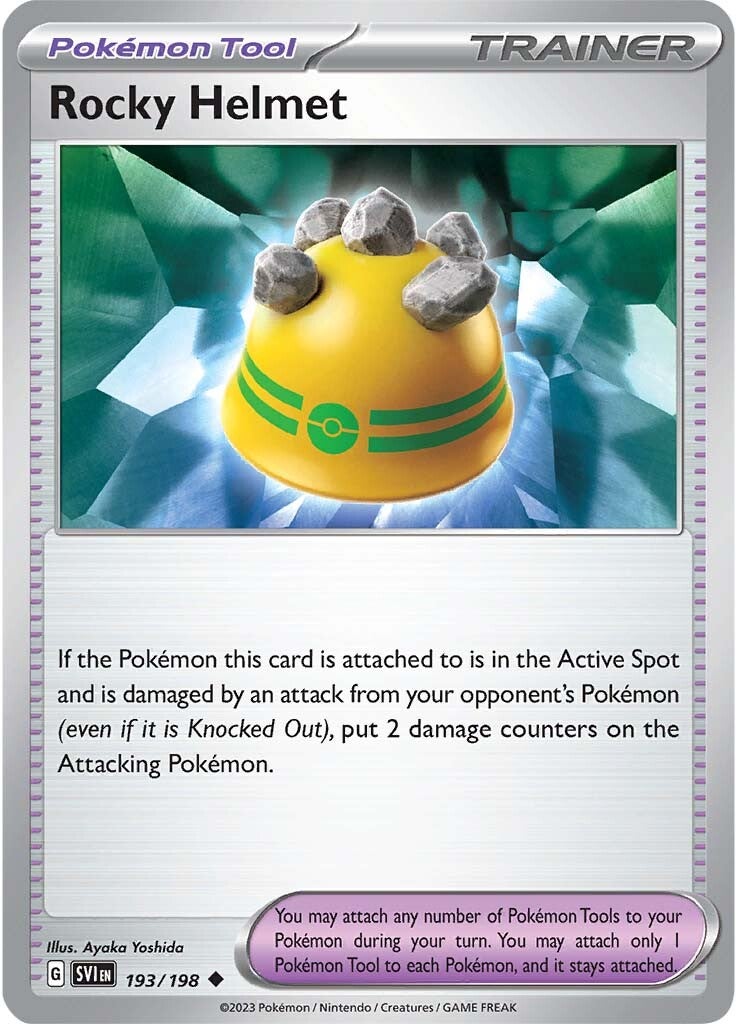 Rocky Helmet (193/198) [Scarlet & Violet: Base Set] Reverse Holofoil