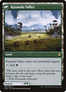 Kazandu Mammoth // Kazandu Valley [Zendikar Rising] Foil