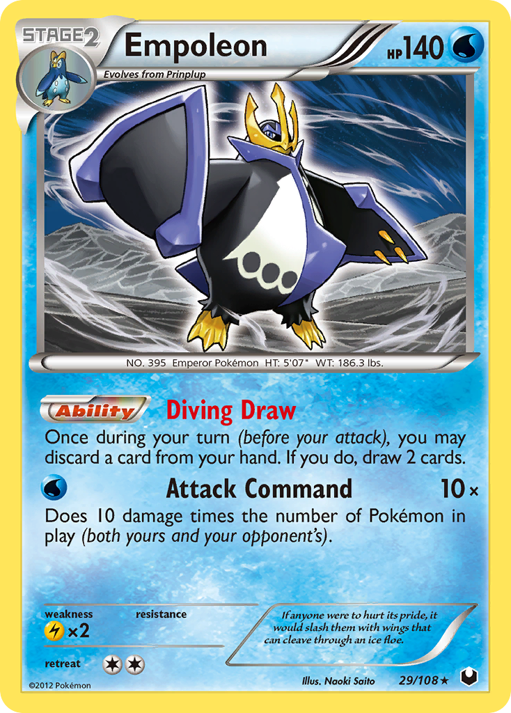Empoleon (29/108) [Black & White: Dark Explorers] Reverse Holofoil