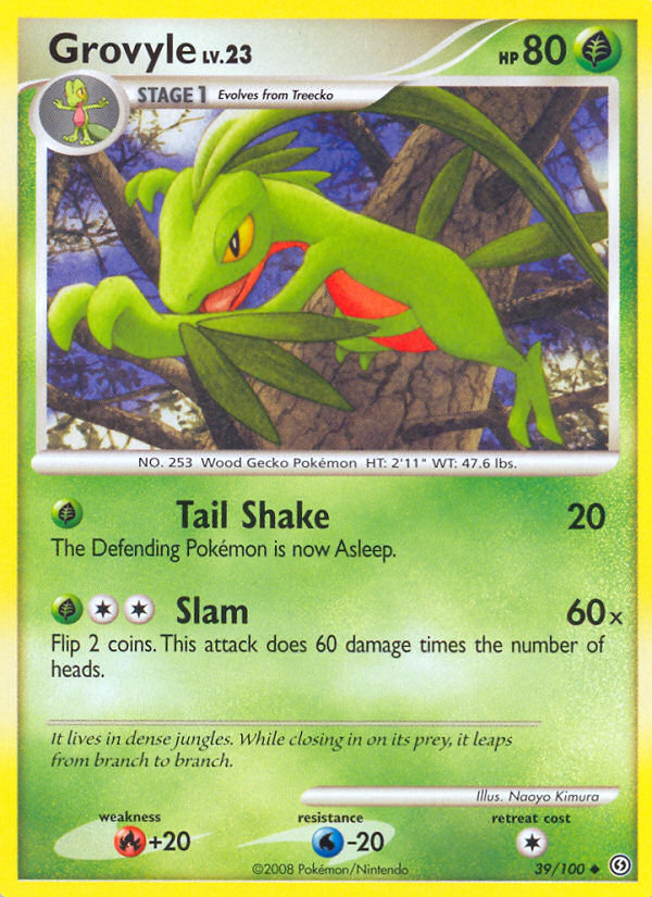 Grovyle (39/100) [Diamond & Pearl: Stormfront] Reverse Holofoil