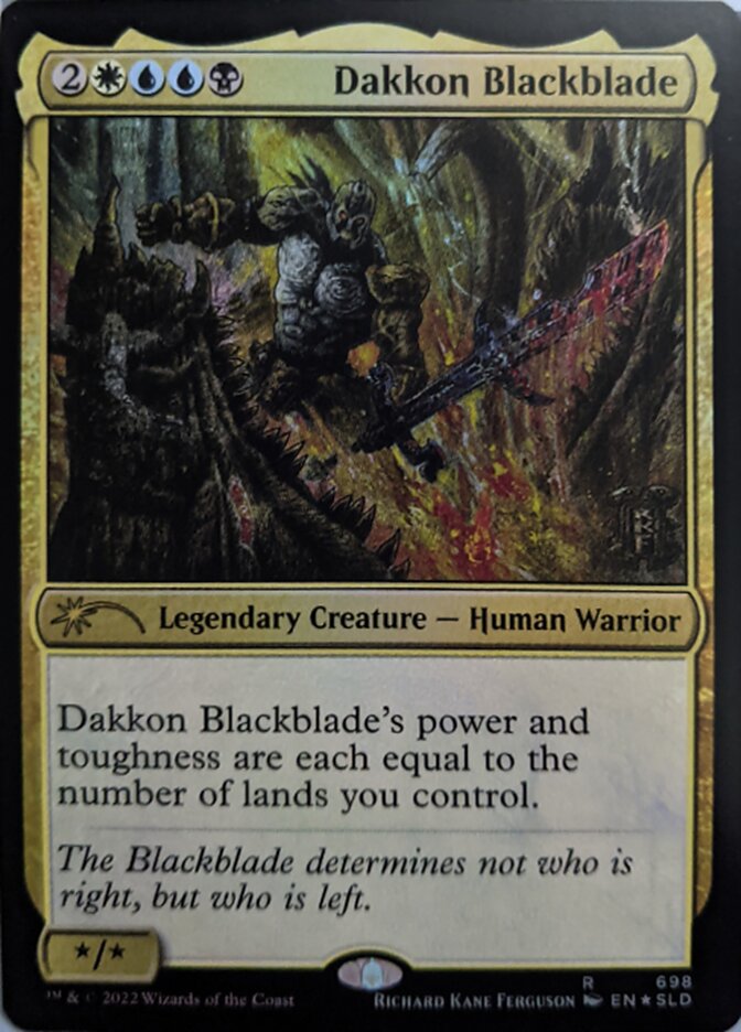 Dakkon Blackblade [Secret Lair Drop Promos] Foil