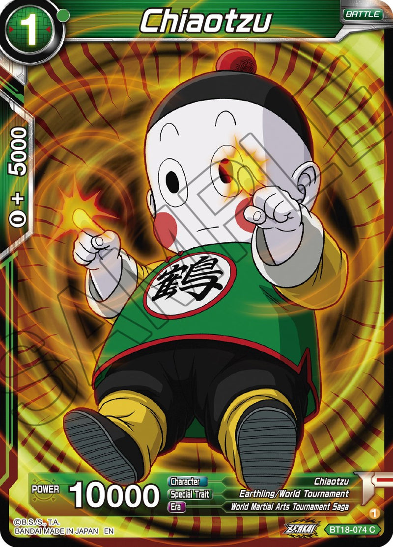 Chiaotzu (BT18-074) [Dawn of the Z-Legends] Parallel Foil