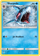Sharpedo (28/145) [Sun & Moon: Guardians Rising] Reverse Holofoil