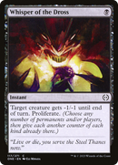 Whisper of the Dross [Phyrexia: All Will Be One] Foil