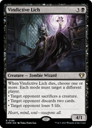 Vindictive Lich [Commander Masters] Foil
