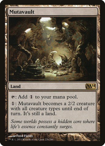Mutavault [Magic 2014] Foil