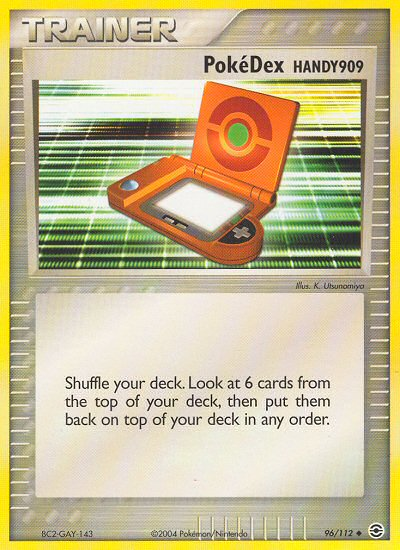PokeDex HANDY909 (96/112) [EX: FireRed & LeafGreen] Reverse Holofoil
