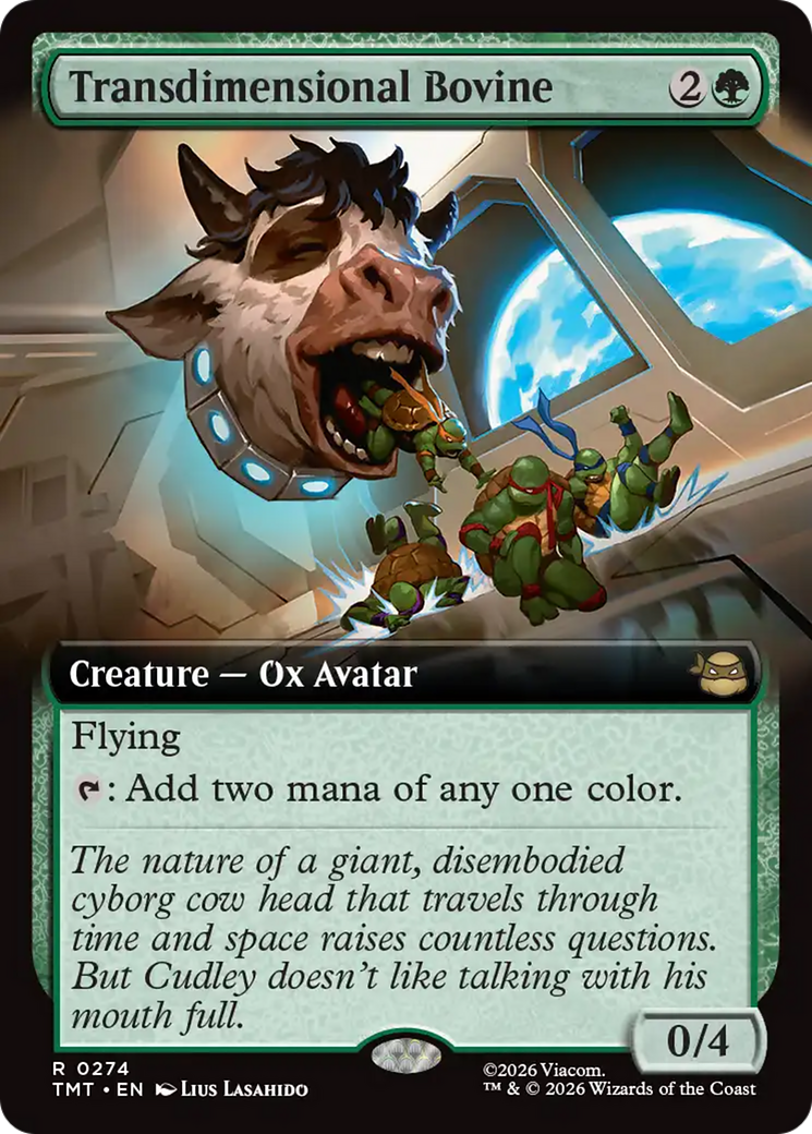 Transdimensional Bovine (Extended Art) [Teenage Mutant Ninja Turtles] Foil