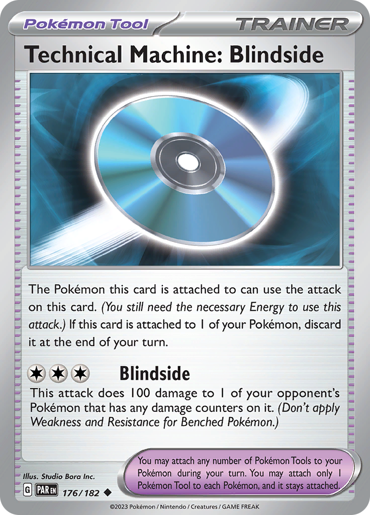 Technical Machine: Blindside (176/182) [Scarlet & Violet: Paradox Rift] Reverse Holofoil