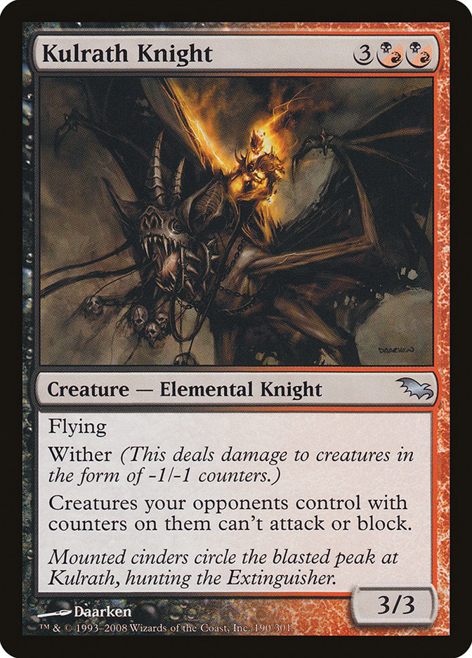 Kulrath Knight [Shadowmoor] Foil