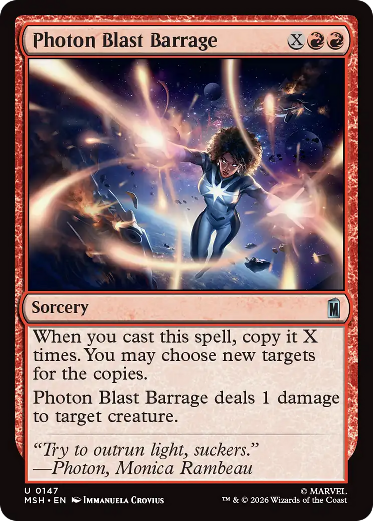 Photon Blast Barrage [Marvel Super Heroes] Foil