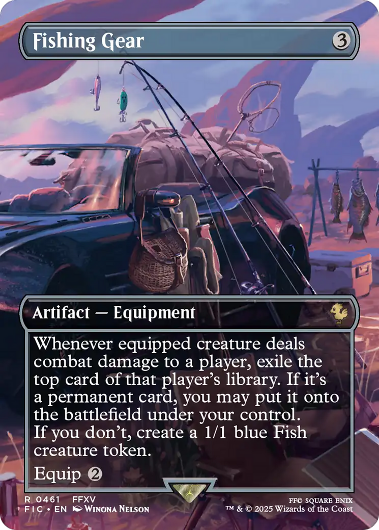 Fishing Gear (Borderless) [FINAL FANTASY Commander] Foil