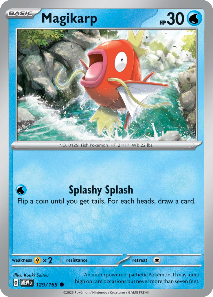 Magikarp (129/165) [Scarlet & Violet 151] Reverse Holofoil