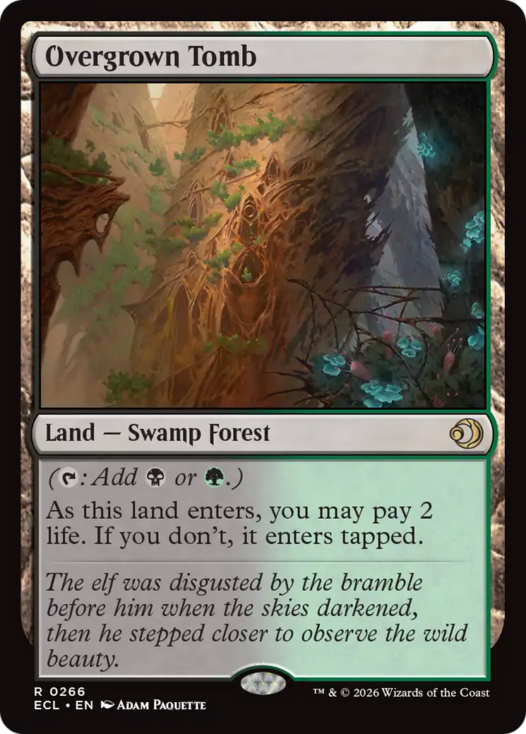 Overgrown Tomb [Lorwyn Eclipsed] Foil