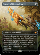 Sword of Fire and Ice (Borderless) [Bloomburrow Special Guests] Foil