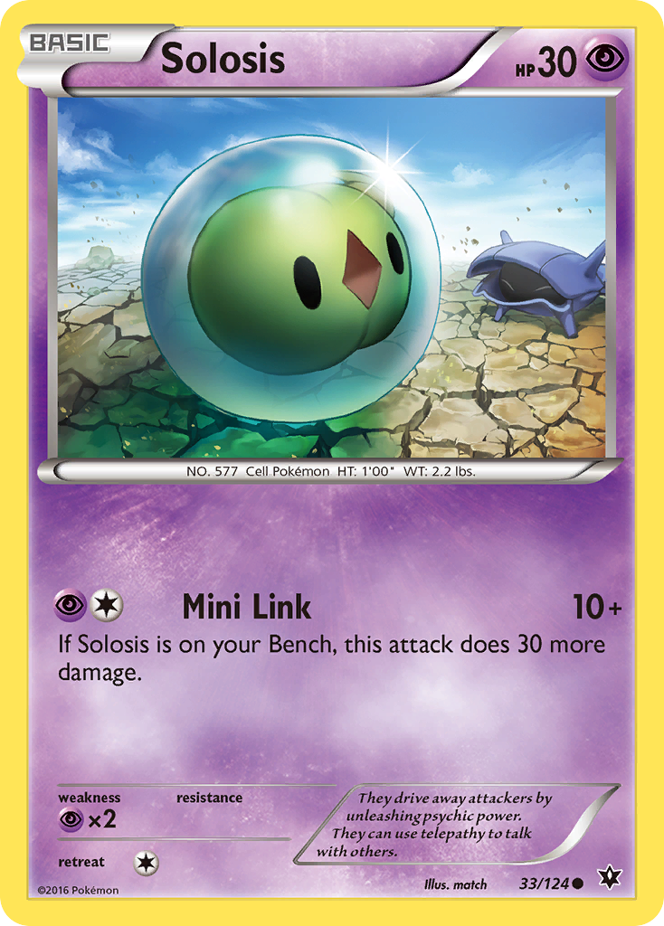 Solosis (33/124) [XY: Fates Collide] Reverse Holofoil