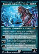 Tezzeret, Betrayer of Flesh (Showcase Soft Glow) [Kamigawa: Neon Dynasty] Foil
