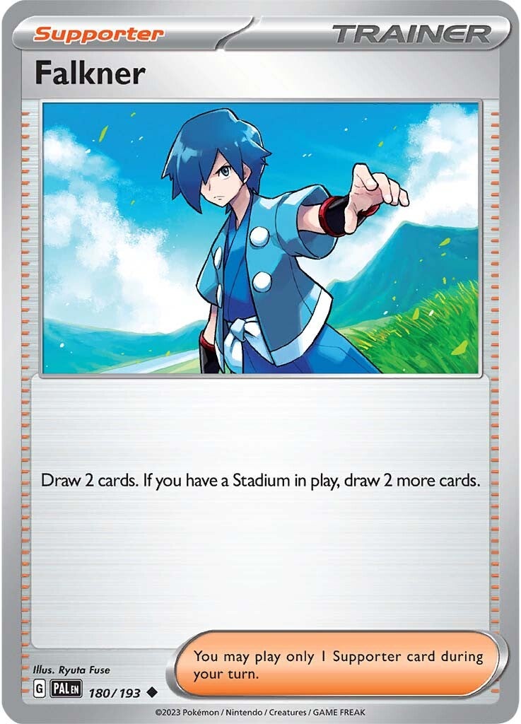 Falkner (180/193) [Scarlet & Violet: Paldea Evolved] Reverse Holofoil