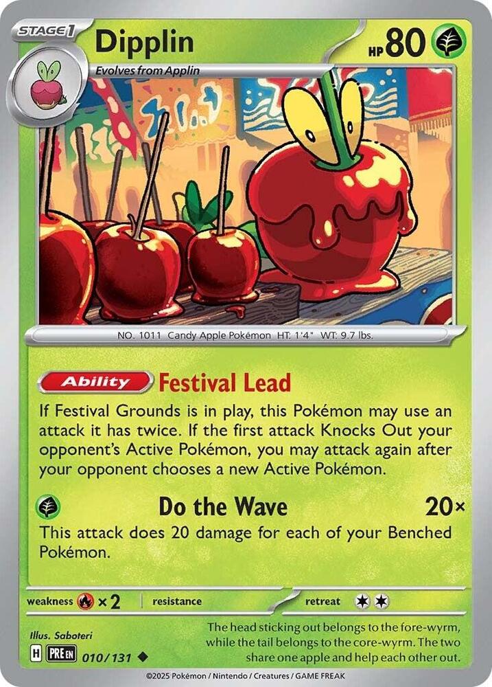 Dipplin (010/131) [Scarlet & Violet: Prismatic Evolutions] Reverse Holofoil