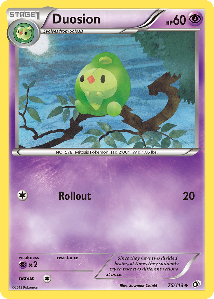 Duosion (75/113) [Black & White: Legendary Treasures] Reverse Holofoil