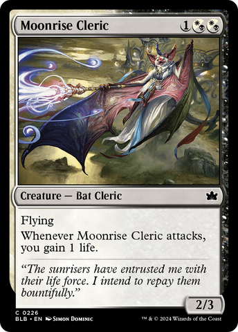 Moonrise Cleric [Bloomburrow] Foil