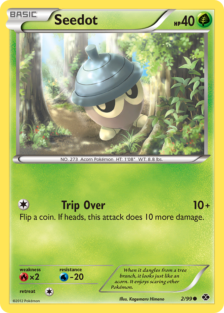Seedot (2/99) [Black & White: Next Destinies] Reverse Holofoil