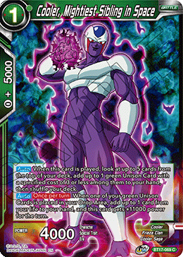 Cooler, Mightiest Sibling in Space (BT17-069) [Ultimate Squad] Parallel Foil