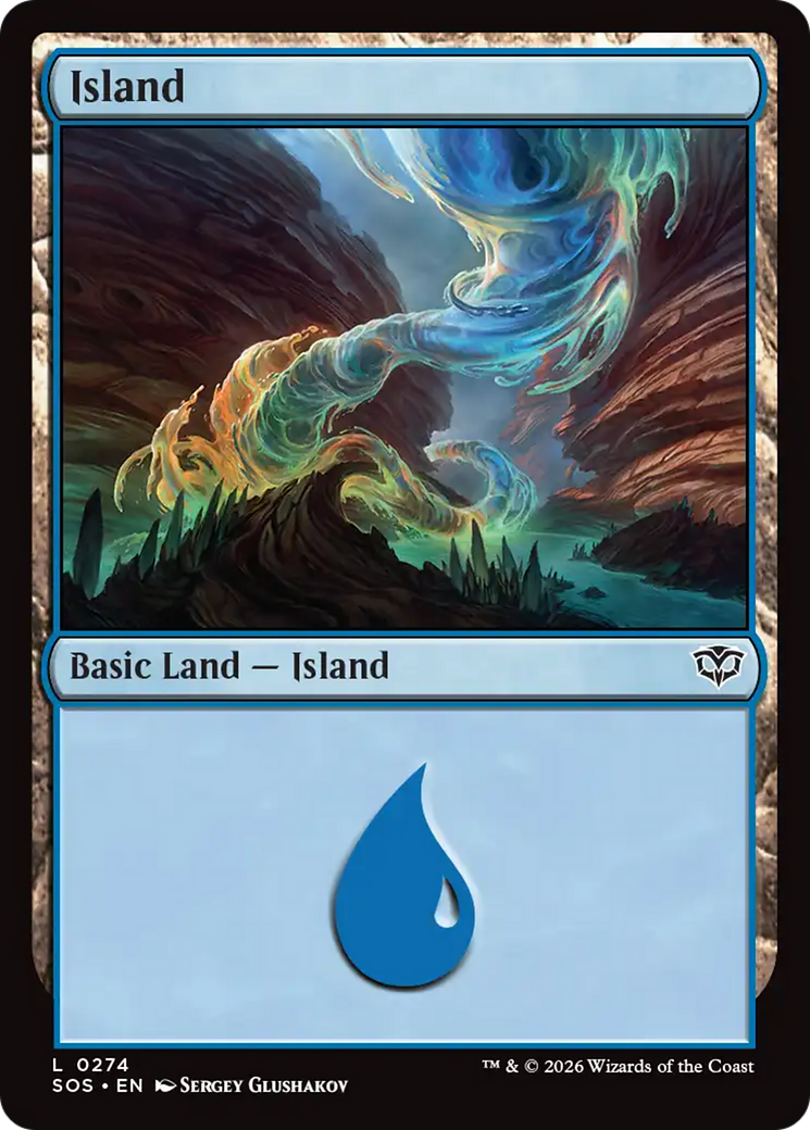 Island (0274) [Secrets of Strixhaven] Foil