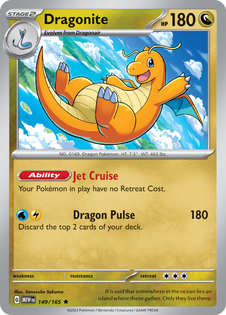Dragonite (149/165) [Scarlet & Violet 151] Reverse Holofoil