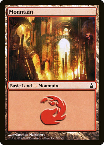 Mountain (299) [Ravnica: City of Guilds] Foil