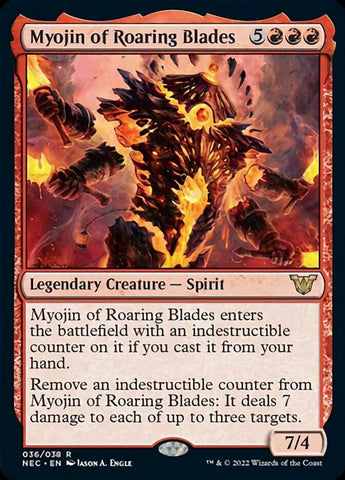 Myojin of Roaring Blades [Kamigawa: Neon Dynasty Commander] Foil